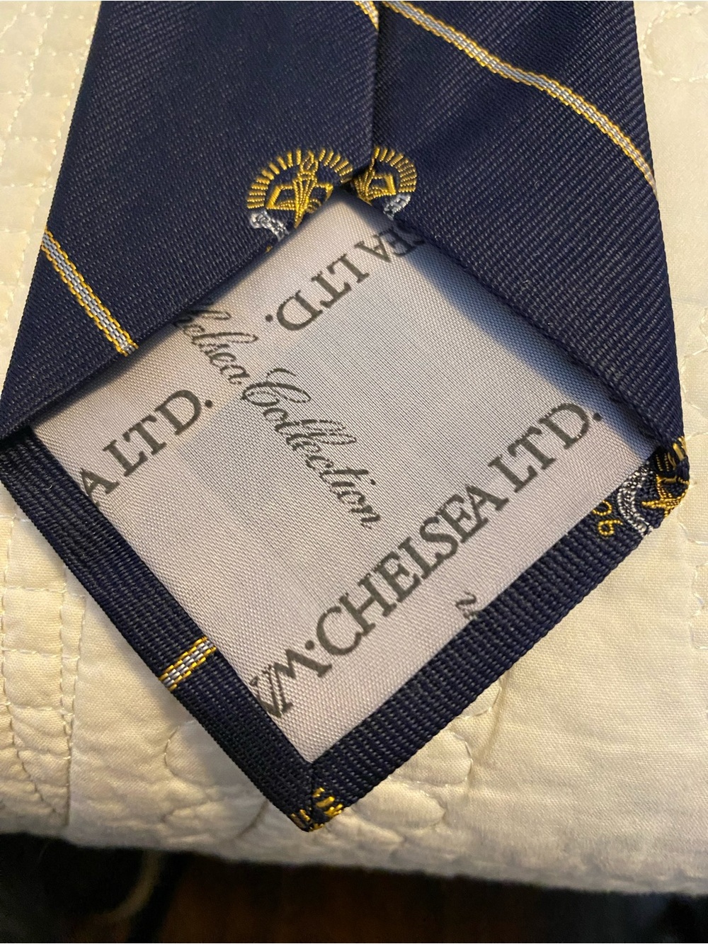 WM-CHELSEA LTD. Men's Navy and Gold Tie
Kinkaid School Houston Tx - Picture 5 of 9